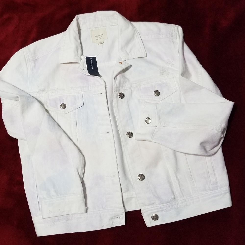 American Eagle Outfitters Distressed Jacket